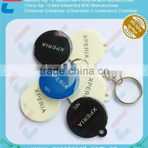 Epoxy NFC Tag With Key Ring thumbnail-1