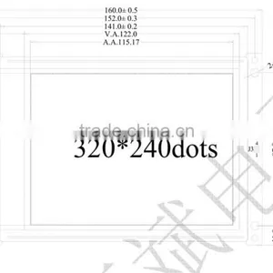 Using RA8803 Controller 320 * 240 Dot Matrix LCD Liquid Crystal Display Module thumbnail-5