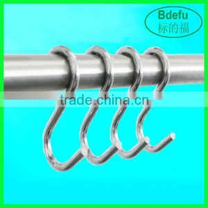 Wholesale Bulk Metal Small S Shape Curtain Hooks for Hanging thumbnail-1