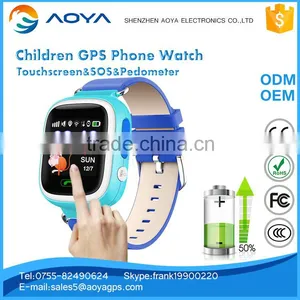Wholesale GPS Tracker Kids Watch Phone GSM SOS Button Pedometer Touch Screen thumbnail-1