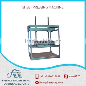 Sheet Pressing Machine Manufactured In Accordance With The Set Industry Norms And Guidelines thumbnail-1