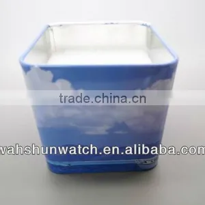 Square Watch Tin Container/Square Watch Tin Box/Square Watch Tin Can thumbnail-1
