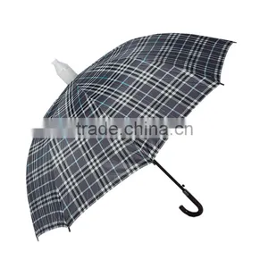 Promotional Auto Open Straight Non Water Drip Case Wooden Umbrella thumbnail-5