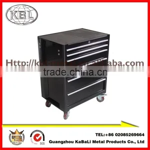 China 26" Powder Coated 6 Drawers Metal Tools Storage/Garage/Small Workbench Rolling Tools Boxes(KBL-L26WB)(ODM/OEM) thumbnail-1