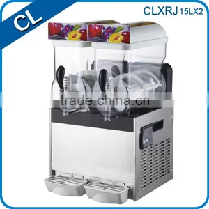 2015 Chiliang Two Heads New Type CE Approved Best Seller Large Capacity Slush Machine thumbnail-1