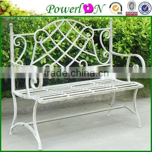 New Fashion Antique Ornate Wrought IronGarden Bench For Garden Patio I21 TS05 X11B PL08-10289CP2 thumbnail-1