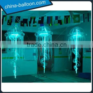 Lighting Inflatable Transparent Jellyfish Balloon/ Inflatable Clear Led Jellyfish for Hanging Decoration thumbnail-1