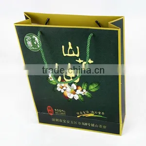 Paper Bag With Handle Shopping Bag Green and Environmental Bag thumbnail-1