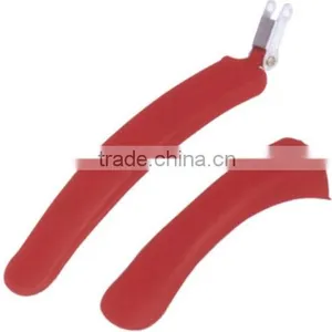 Hot Sale High Quality Wholesale Price Plastic Bicycle Mudguard Fashionable Red Bicycle Mudguards Bicycle Parts thumbnail-1