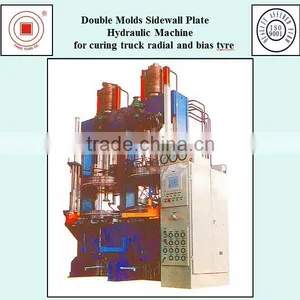Double Molds Sidewall Plate Hydraulic Machine for Curing Radial and Bias Tyre thumbnail-1