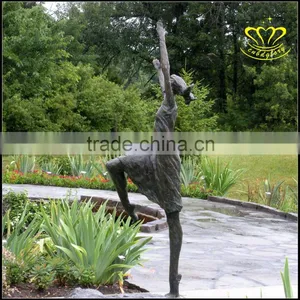 Cast Copper Handicrafts Modern Sculpture City Characters, the Landscape of the Garden Decoration Statue thumbnail-6