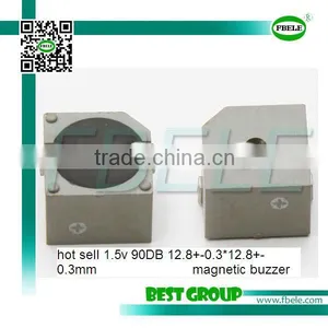 Hot Sell 1.5v 90DB 12.8+-0.3*12.8+-0.3mm Magnetic Buzzer SMT1210A thumbnail-1