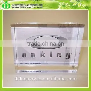 DDB-0115 Trade Assurance Customized Acrylic Block Display thumbnail-1