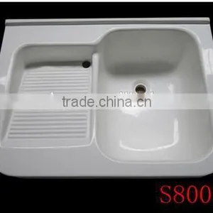 Acrylic Solid Surface Kitchen Sinks,aritifical Stone Single Bowl Kitchen Sink,washing Clothes Sink Basin thumbnail-1