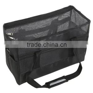 Felt Tote Mesh Hand Bag thumbnail-5