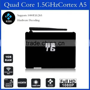 Hot Amlogic S805 Quad Core Android 4.4 tv Box T6 Support Bluetooth 4.0, 4K*2K, XBMC, 1G+8G Smart Android 4.4 T6 Payment Accept thumbnail-4