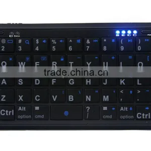Ultra Slim Mini Bluetooth 3.0 Wireless Keyboard for Iphone 5 Keyboard Power Bank 5000mah thumbnail-1