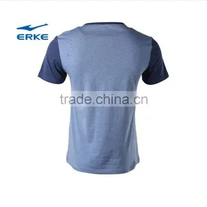 ERKE 2015 Summer Man Casual T-shirt Round Neck T-shirt Full Cotton t Shirt for Boy Cheap t Shirt Wholesale/OEM thumbnail-2