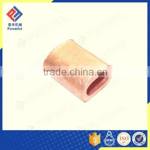 SELF COLOR GERMANTIC TYPE COPPER WIRE ROPE FERRULE thumbnail-1