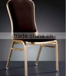 Used Stackable Upholstered Hotel Dining Chairs,antique Metal Frame Hotel Banquet Chair thumbnail-4
