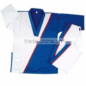 Best Quality Fashion Style White Custom Taekwondo Uniform Paypal Accepted thumbnail-1
