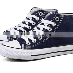 2016Fashion High Top Sneakers Unisex Canvas Shoes Lace up Shoes thumbnail-3