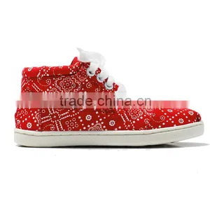 2016 Wholesale Youth Canvas Shoes Children Novelty Woolen Lace up Botas thumbnail-1