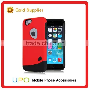 [UPO] Cobblestone Design Hybrid Shockproof Hard PC + TPU Cell Phone Case Cover for IPhone 6 6s thumbnail-1