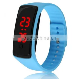 Sports Style Unisex Silicone Led Light Wristwatch Electronic Watch thumbnail-3