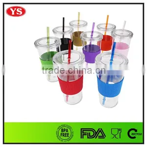 Wholesale Food Safety Straw Mug With Different Colors thumbnail-1