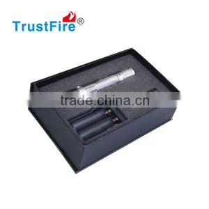 600LM Led Round Flashlight Silver Color Mini Cree Led Flashlight One 18650 With Strap thumbnail-3
