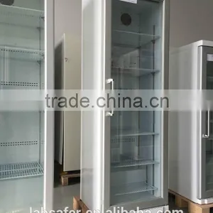 260L Glass Door 2 to 8 Pharmacy Refrigerator , Laboratory Refrigerator , Medical Refrigerator thumbnail-2