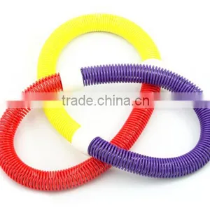 High Quality Spring Hula Hoop Spring Massage Hoop Soft Thin Ring Weight Loss Fitness Circle Thin Waist Ring Sports Hoop thumbnail-2