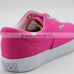 Slip-on Pink Women Canvas Shoes thumbnail-5