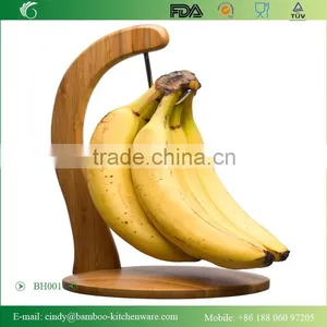 BH001 Bamboo Banana Hanger With Rhinoceros Horn Shape thumbnail-1
