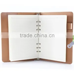 Plaro Business Leather Notebook Leather Portfolio Custom Logo thumbnail-6