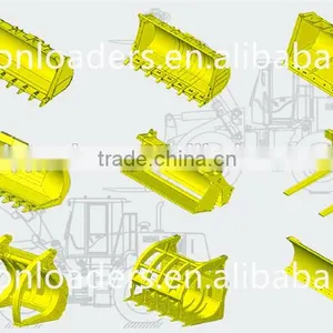 OEM SDLG Wheel Loader Optional Equipment Quick-Change Log Grapple (1925*430mm) For SDLG LG936L/LG933L/LG938L thumbnail-4
