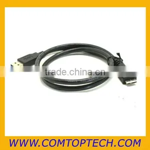 SuperSpeed USB 3.0 Type A to Micro-B Cable in Black thumbnail-1