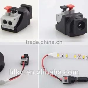 MALE 2.1MM X 5.5MM DC POWER CONNECTOR DIY SPRING CLAMP QUICK FIX thumbnail-5