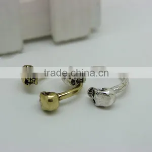 New Fashion Jewelry Double-end Human Skeleton Ring thumbnail-1