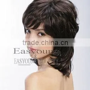 Natural Short Synthetic Curly Hair Lace Wig, Lady's Short Wigs Suppliers thumbnail-2
