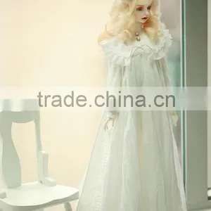 Heat Resistant Medium Blonde Curly 1/3 1/4 1/6 BJD Doll Wigs thumbnail-2