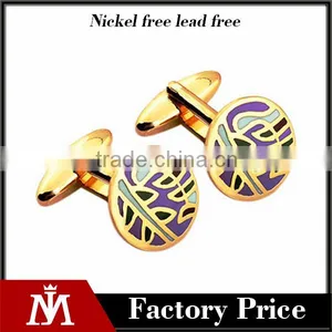 Cheap in Stock Stainless Steel Cufflinks Mens Cool Gold Shirts Cuff Links Paety Gift thumbnail-1