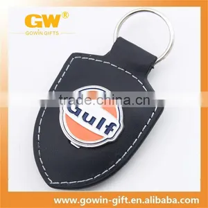 Promotional Leather Keychain,leather Keyring,leather Key Holder thumbnail-3