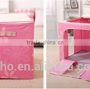 Wholesale Custom High Quality Home Foldable Fabric Storage Box Living Box Storage thumbnail-3