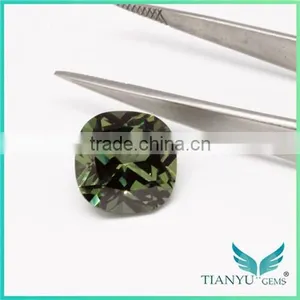 Wuzhou Gems Processing Loose Synthetic #149 Light Green Nano Spinel thumbnail-6