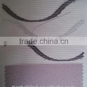 Jacquard Office Window Curtains Valance, Riband Translucent Zebra Blinds thumbnail-5