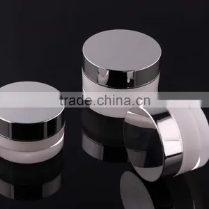 Acrylic Cosmetic Cream Jar Straight Round Shape thumbnail-1