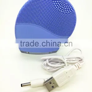 BPSK1068-Professional Vibrating Silicone Face Brush Ultrasonic Facial Cleansing Massager thumbnail-5