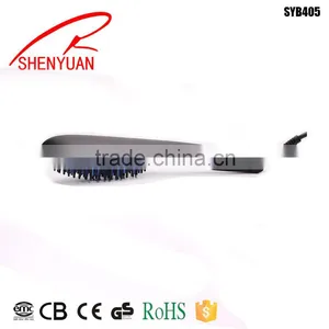 Most Popular Top Star LED Flat Iron Electric Hair Straightening Brush thumbnail-2